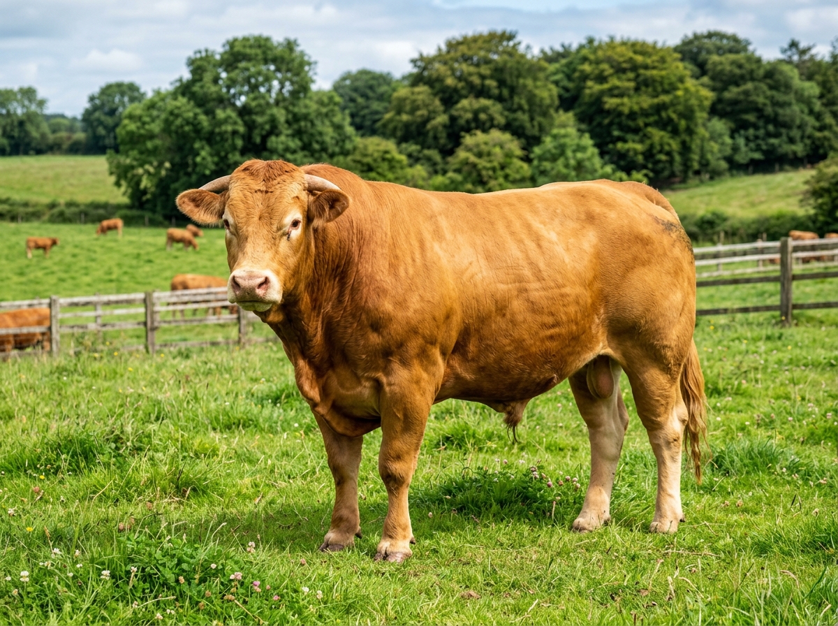 Safkan Limuzin (Limousin) Besi Danası